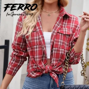 Camisa Mulher Xadrez LargeStyle