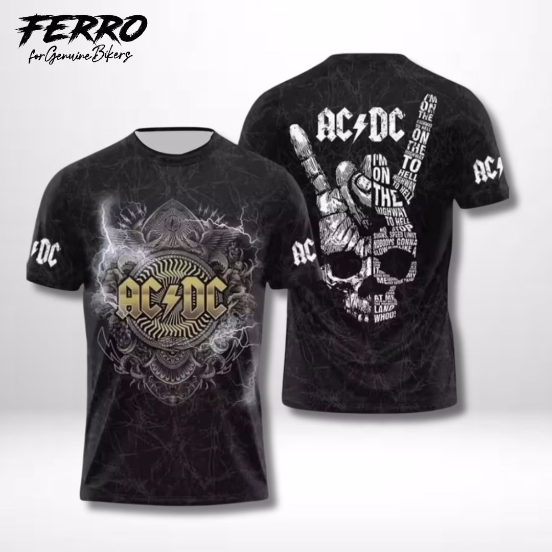 TSHIRT AC/DC ROCK N ROLL