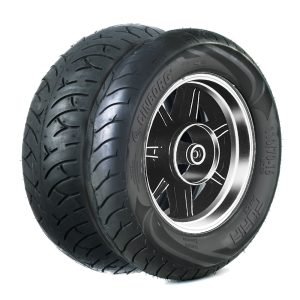 Par de Pneus 110/70-16 + 130/70-16 Cinborg Furia Free