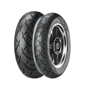 Par de Pneus 170/80-15 + 100/90-19 Sem Câmara Furia Pro
