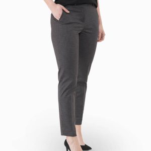 Calça social feminina xadrez