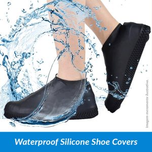 Capa impermeável de silicone para calçado