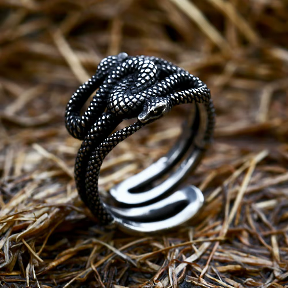 Anel DOUBLE SNAKE
