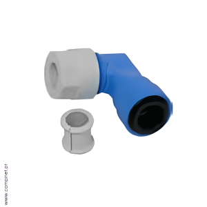 Ligador de Água Curvo para Combi (encaixe rápido / rosca 1/2)