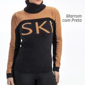 Suéter de lã After Ski feminino