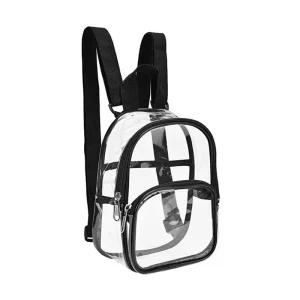 Mini Mochila de Plástico Transparente
