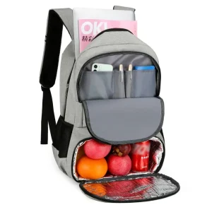 Mochila com Compartimento para Marmita