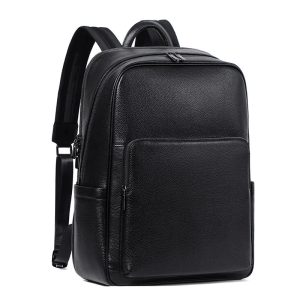 Mochila Couro Preta