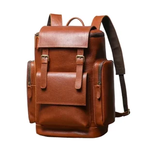 Mochila em Pele Retro
