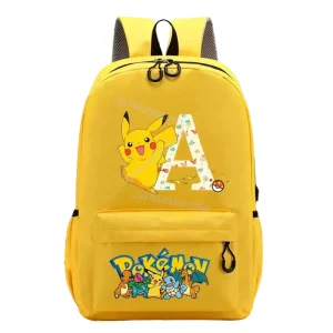 Mochila Escolar Pokémon Pikachu Personalizada