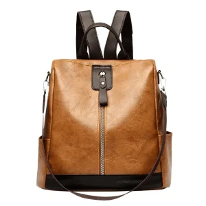 Mochila Feminina Vintage Anti-Roubo
