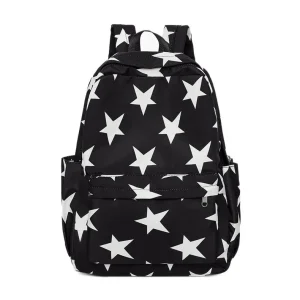 Mochila Preta com Estrelas