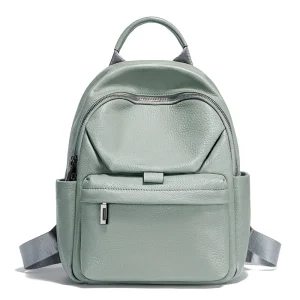 Pequena Mochila em Couro Feminina