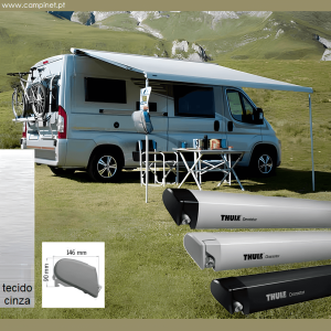Toldo THULE Omnistor 6300 com Kit de Fixação para Ducato/Jumper/Boxer H2 a partir de 2007